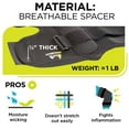 thumbnail image 6 of BraceAbility Plus Size Hinged Knee Brace for Large Legs and Arthritis, 6XL, Black, 6 of 10