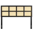 thumbnail image 2 of Luana Cane Queen Headboard - Black, 2 of 4