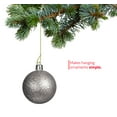 thumbnail image 5 of RNDs Ornament Hooks Christmas Tree Decorating Hangers- Metal Wire Ornament Hooks For Christmas Tree Decoration Hanging 300 Pack (Gold), 5 of 5