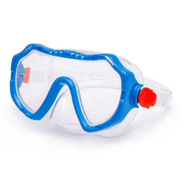 Aqua Dolfino Youth Latex Free Swim Mask Goggle for Children 6 , Blue