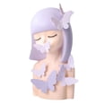 thumbnail image 2 of Estatuilla mariposas, estatua de doncella de adorno para decoración de estantería de salón , Morado S Púrpura S Soledad Estatua de niña de mesa, 2 of 8