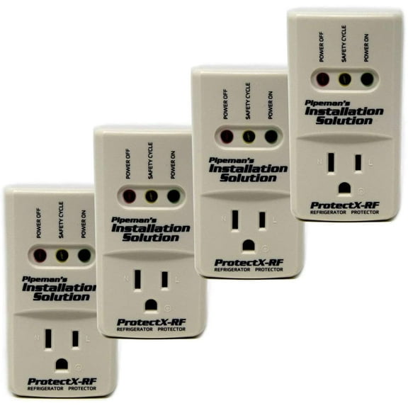 4 Pack Pipeman's Installation Solution AC 85-135V Surge Protector 1800 Watts