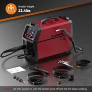 ARCCAPTAIN 250A MIG Welder, Multi-Process Welding Machine with Gas MIG, Flux Core, Stick, Lift TIG, Spool Gun & Spot, Professional Aluminum Welding