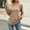 Khaki, variant on Womens Fall Fashion Long Sleeve Shirts Dressy Casual Pleated Basic Trendy Tops Winter Clothes 2025