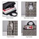 thumbnail image 3 of Balery Black Plaid Heart Mochila ligera para hombre y mujer: duradera e impermeable, ideal para la escuela, el trabajo, viajes y uso diario., 3 of 7