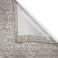 thumbnail image 3 of Ambesonne Grey Kitchen Curtains, Paisley Victorian Pattern, 55"x45", Grey Beige, 3 of 3