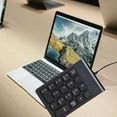 thumbnail image 2 of USB 2.0 Wireless Keyboard Mini Digital Number Numeric Keypad Financial Accounting 18 Key 2.4G Wireles Number Pad For PC Laptop, 2 of 9