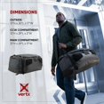 thumbnail image 5 of Bolsa de lona tactica Vertx Contingency F1 VTX5095 capacidad 85 litros compatible con Tactigami, 5 of 5
