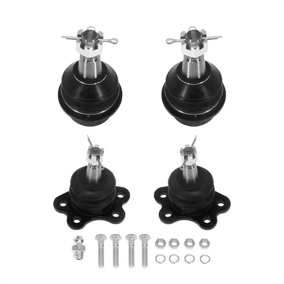 Set of 4 Front Lower and Upper Suspension Ball Joint For 1995-1999 Chevrolet K1500