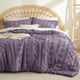 thumbnail image 1 of Juego de edredón Bedsure, estilo bohemio, tamaño queen, color morado grisáceo, 1 of 9