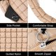 thumbnail image 5 of Bolso de mano GASSDA Puffer de nailon acolchado para mujer (caqui), 5 of 7