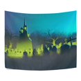thumbnail image 2 of Tapiz de Halloween ABPHQTO Castillo Fantasmagórico 100x150 cm, 2 of 4