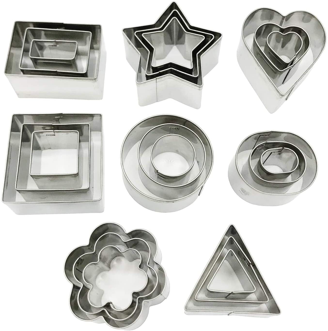 Bouquet Flower Stainless Steel Cookie Cutter Cake Baking Biscuit Mould Mold 
