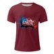 thumbnail image 3 of Camisetas de Manga Larga para Hombres Imprimir Casual Cuello Redondo Camiseta de Manga Corta, Camisetas de Manga Larga para Hombres Algodón, 3 of 4