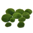 thumbnail image 4 of 6 uds bolas de musgo artificiales piezas de bolas de musgo verde piedras falsas decorativas (7*10cm), 4 of 5