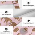 thumbnail image 6 of Leopard Outdoor Rug for Patio/Deck/Porch, Non-Slip Large Area Rug 5 x 7 Ft, Vintage Primitive Animals Pink Indoor Outdoor Rugs Washable Area Rugs, Reversible Camping Rug Carpet Runner, 6 of 8