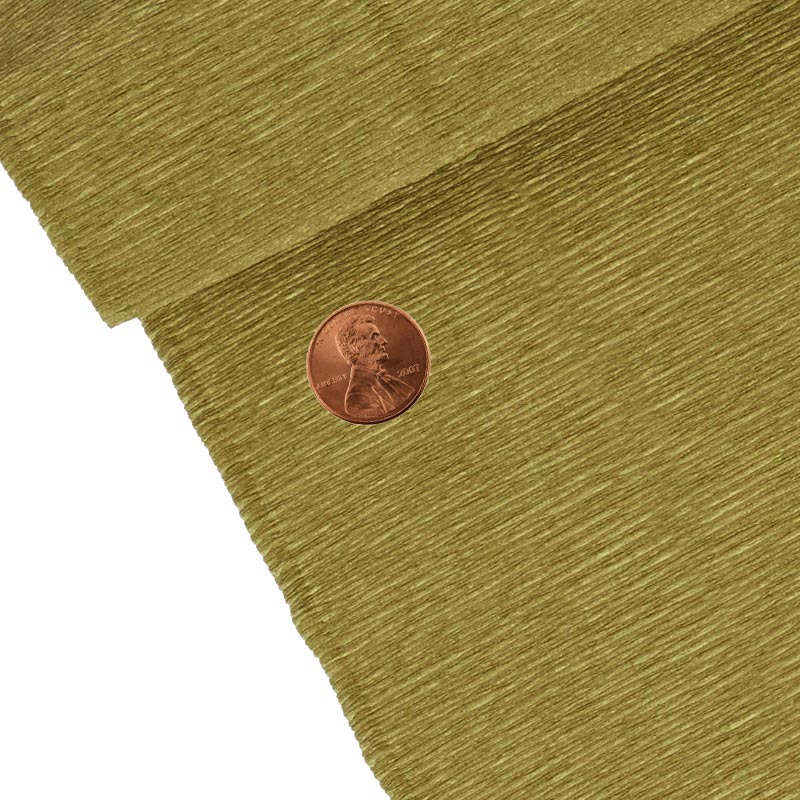 Gold Crepe Paper 19" X 3yd by Paper Mart