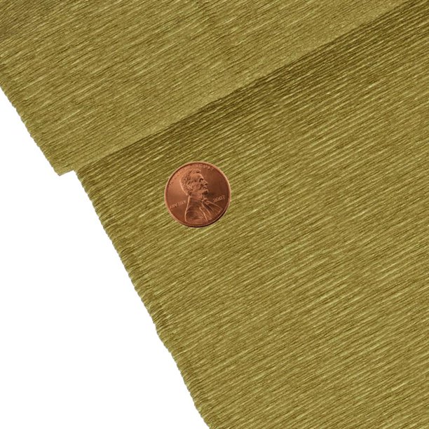 Gold Crepe Paper 19" X 3yd by Paper Mart