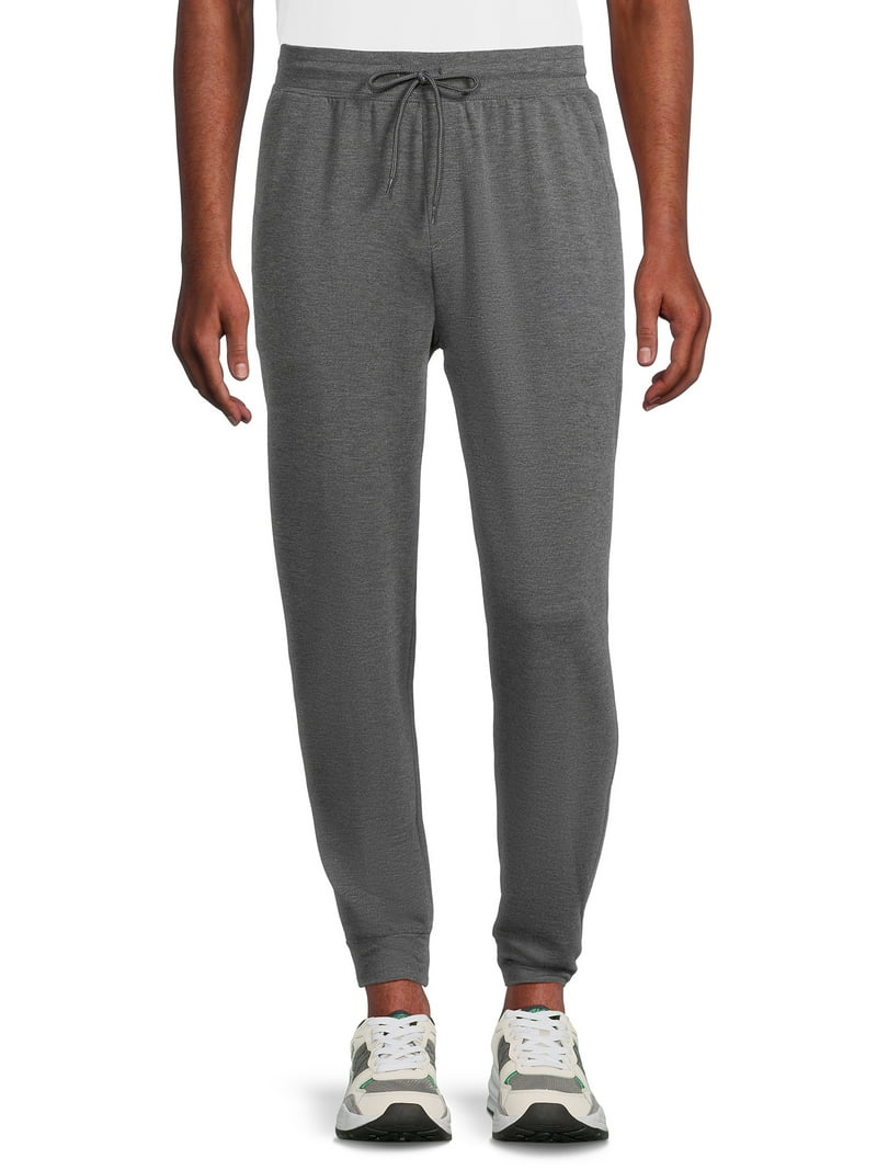 Athletic Works Men's and Big Men's Knit Joggers, 2-Pack