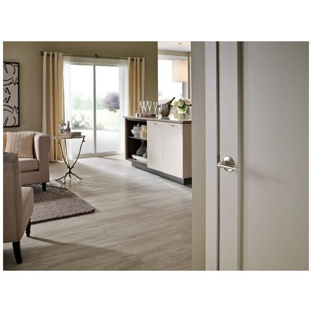 Schlage Latitude Lever Non-Turning Lock, Bright Chrome (F170 LAT