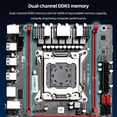 thumbnail image 2 of Placa base X79M2-Q 4 SATA2.0 M.2NVME Prot 2 DDR3 64GB PC Placa base LGA2011, 2 of 7