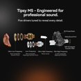 thumbnail image 2 of IEM TipsyAuthen M5 Ultra híbridos Hi-Fi de 5 drivers con DAC, 2 of 9