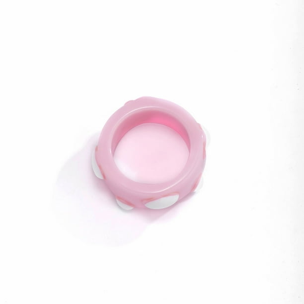 Clolrful Clay Ring Y2K Cute 3D Animal Acrylic Aesthetic Friendship