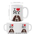 thumbnail image 4 of WIRESTER 11 Oz Ceramic Tea Cup Coffee Mug With Handgrip for Gifts, I Love My English Springer Spaniel Dog, 4 of 7