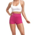 thumbnail image 4 of SHCKE Women Shorts High-Waist Train Athletic Gym Workout Shorts Tummy Control Yoga Running Shorts, 4 of 6