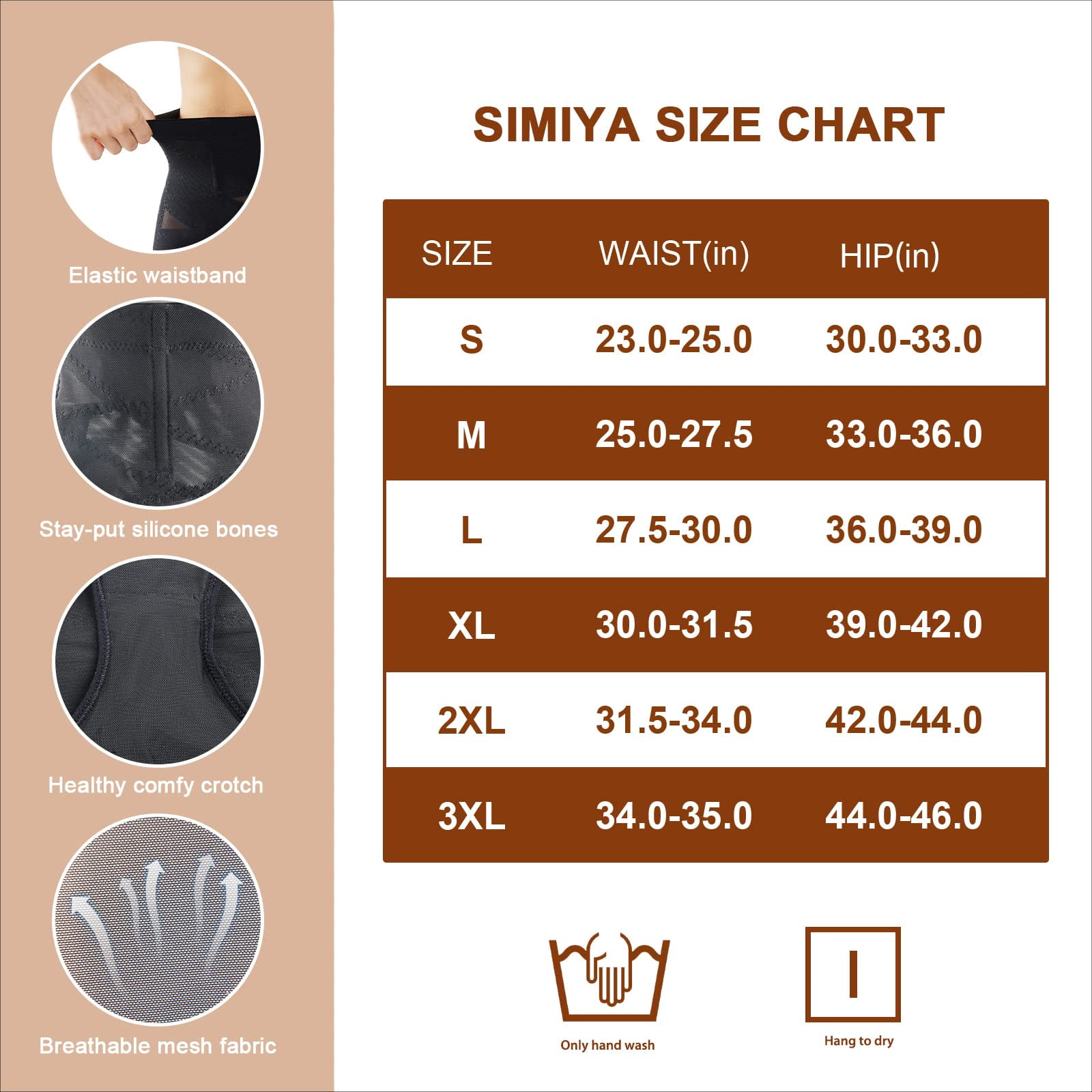 Shapewear for Women Tummy Control,Body Shaper Slimming Spanks,Hi-Waist Compression Butt Lifter Panties Girdle