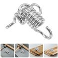 thumbnail image 1 of KALLORY 4pcs Hammock Chair Spring Hooks Steel Load Bearing for Gym Equipment, 1 of 8