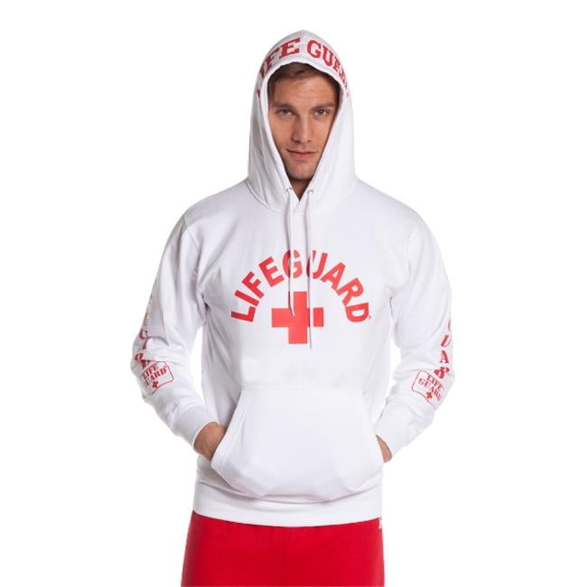 white lifeguard sweatpants