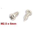 thumbnail image 3 of 100pcs M2.5 x 6mm Stainless Steel  Pan Round Head Self Tapping Screws, 3 of 4
