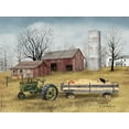 thumbnail image 2 of Jacobs, Billy 24x19 Gold Ornate Wood Framed with Double Matting Museum Art Print Titled - Hayride, 2 of 4