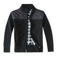 thumbnail image 2 of Gioberti Boy's Knitted Full Zip Cardigan Sweater with Soft Brushed Flannel Lining, 2 of 7