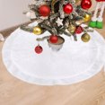 thumbnail image 4 of Zhourta 35.43 Inch Christmas Tree Skirt Christmas Red and White Christmas Tree Skirt Christmas Party Christmas Tree Decoration Holiday Indoor and Outdoor Decoration Supplies, 4 of 6