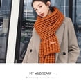 thumbnail image 2 of Destyer Soft And Comfortable Winter Scarf Must-Have Accessory Made With Nylon Scarves brown, 2 of 6