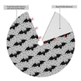 thumbnail image 2 of Pofeuu Bat Print Christmas Tree Skirt, Merry Christmas Skirt Xmas Tree Ornaments for Xmas Holiday Party Decorations-36", 2 of 7