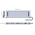 thumbnail image 2 of Adaptador multipuerto 7/11/12 en 1 Lector de tarjetas SD/TF Puertos USB 3.2/3.0/2.0 3.5mm AUX, 2 of 9