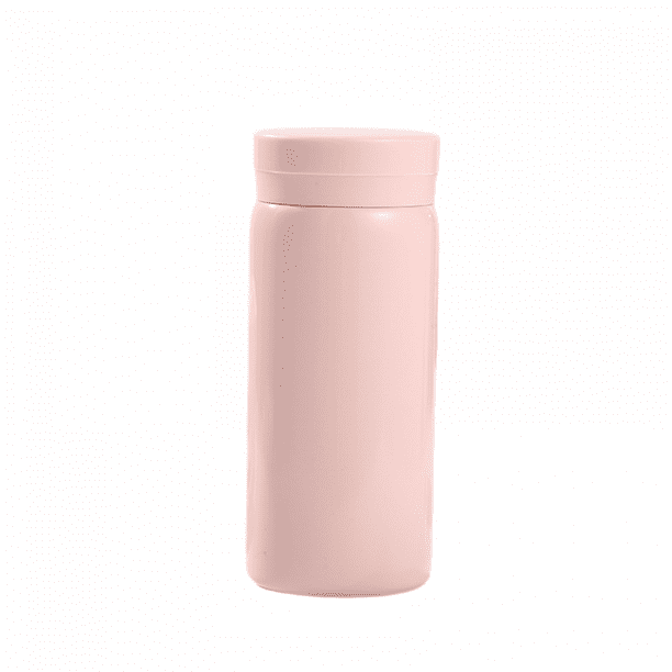 JUSTUP Mini Water Bottles Reusable Stainless Steel Insulated Small Thermos Milk Cocoa Tea Hot Sweat Proof Coffee Flask for Handbag or Lunch Bag (10 Oz Pink，300ML) - Walmart.com