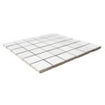 thumbnail image 6 of The Tile Life Soho 2" x 2" Greige Matte Dolomite Marble Look Mosaic Floor and Wall Tile Case of 4, 6 of 7