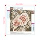 thumbnail image 2 of Kits de pintura de diamante rosa flor decoración de pared de diamante completo bordado punto de cruz artesanía, marrón Advancent HA5459-01B, 2 of 6