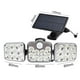 thumbnail image 3 of Luz Solar De 3 Cabezas Lámpara de pared de iluminación con sensor de movimiento de 3 cabezales para exteriores con luz solar LED para jardín Tmvgtek Para estrenar, 3 of 3