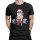 thumbnail image 1 of Fitness regalo de Navidad lindo Santa Vintage camisetas de manga corta Deadlift gimnasio camisetas de Navidad ropa de cuello redondo regalo divertido, 1 of 3