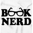 thumbnail image 2 of Book Club Nerd Nerdy Geeky Hipster Zip Hoodie Sweatshirt Women Brisco Brands L, 2 of 6