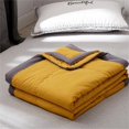 thumbnail image 4 of Summer Blanket Bed Blanket Skin Friendly Plain Print Washed Cotton Bed Blanket Cool Comforter Hot Sleeping Summer Comforter Ventilated Comforter, 4 of 6