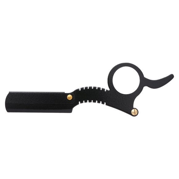 Rasoir de Barbier Professionnel à Bord Droit Lame en Acier Inoxydable Rasoir pour Hommes Outil de Rasage Antique