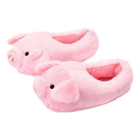 

Pig Slippers for Women Cute Womens Slippers Funny Slippers Plush Slippers for Women Girls Indoor Warm Soft Comfortable Winter House Slippers for Woman Pink Slippers for Women Animal Slippers 6-8