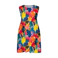 thumbnail image 2 of Fancifize Girls Printed Twirl Dress Round Neck Sleeveless Summer Dresses Casual Pocket Dress for Playground Picnic Sizes 3-14Y, 2 of 8