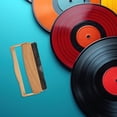 thumbnail image 3 of UPOUART Cleaning Tool 1Set Vinyl Record Brush Khaki Rectangular For Music Lovers, 3 of 8